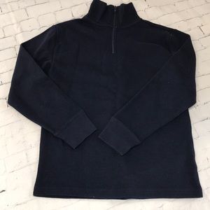 Boys long sleeve shirt Faded Glory Blue 1/4 zip long sleeve shirt m 8 EUC